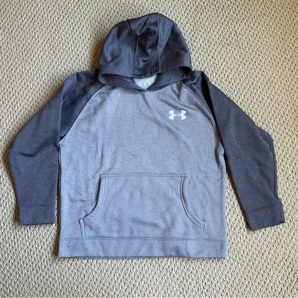 Under Armour Gray Hoodie Size YMD